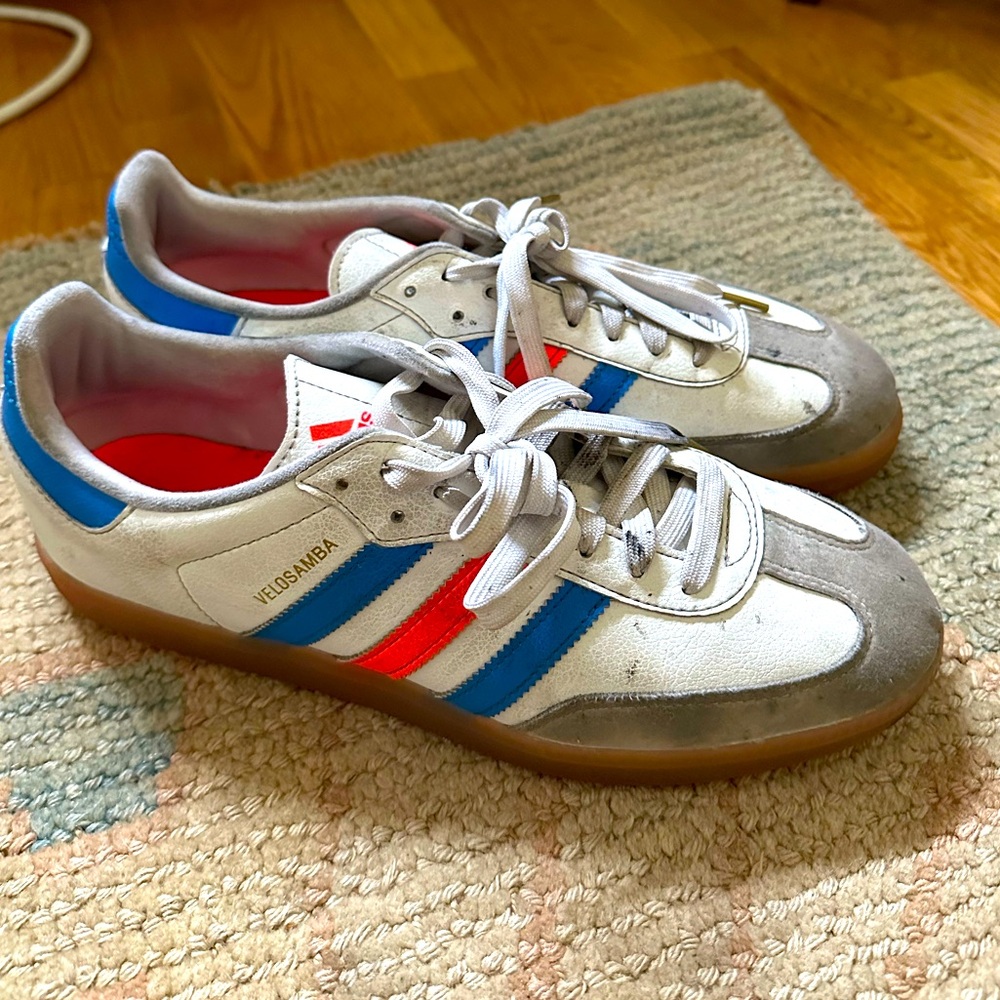 White Adidas Velosamba